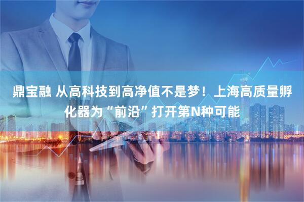 鼎宝融 从高科技到高净值不是梦！上海高质量孵化器为“前沿”打开第N种可能