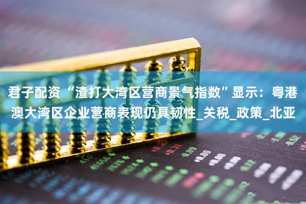 君子配资 “渣打大湾区营商景气指数”显示：粤港澳大湾区企业营商表现仍具韧性_关税_政策_北亚