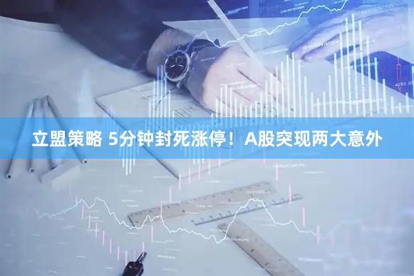 立盟策略 5分钟封死涨停！A股突现两大意外